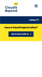 Mobile Screenshot of cloudandbeyond.com